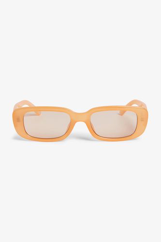 Ovale Sonnenbrille - Gelb - Monki - Modalova