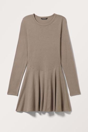 Langärmliges Minikleid - Beige - Monki - Modalova