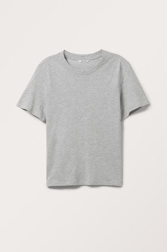 T-Shirt Mit Grafikdruck - Grau - Monki - Modalova