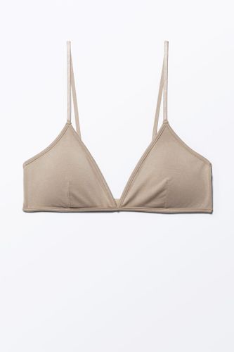 Gepolsterter Modal-Bh Mit V-Ausschnitt - Beige - Monki - Modalova