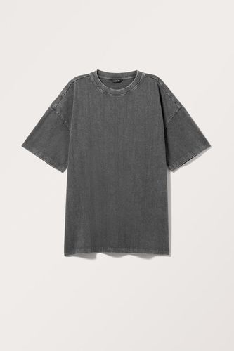 Oversized Baumwoll-T-Shirt - Schwarz - Monki - Modalova