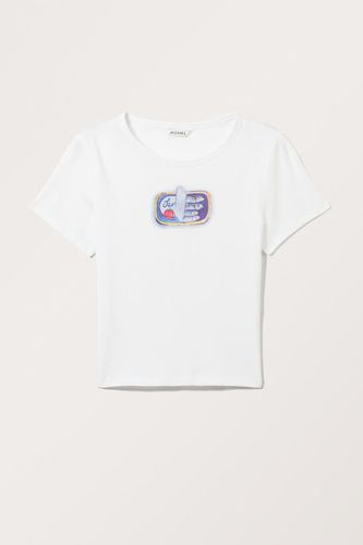 Kurzes T-Shirt - Weiß - Monki - Modalova