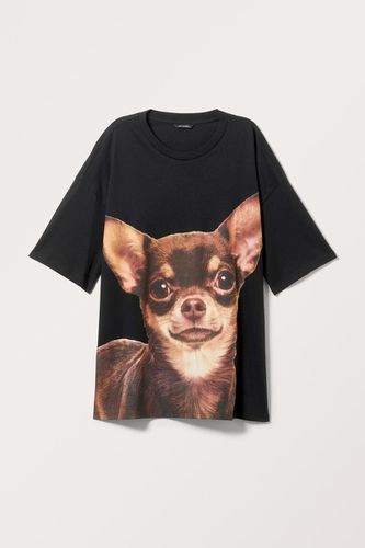 Oversize-T-Shirt - Schwarz - Monki - Modalova