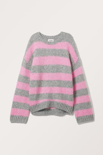 Grob Gestrickter Pullover In Oversized-Passform - Rosa - Monki - Modalova