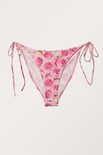 Geschnürtes Bikinihöschen - Rosa - Monki - Modalova