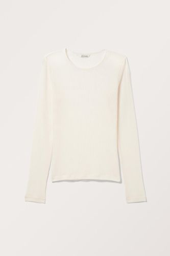 Geripptes Longsleeve Aus Mesh - Monki - Modalova