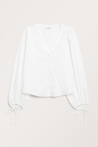 Bluse Mit Bündchen Zum Binden - Monki - Modalova