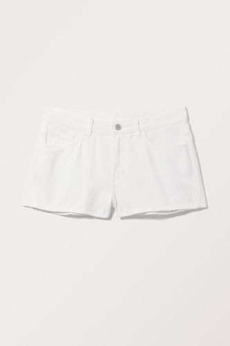 Kurze Mini-Shorts Aus Twill - Weiß - Monki - Modalova
