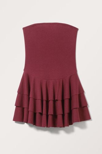 Gerüschtes Mini-Tube-Kleid - Rot - Monki - Modalova