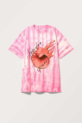 Oversized-T-Shirt Zum Überwerfen - Rosa - Monki - Modalova