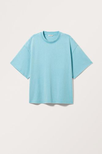 Oversized T-Shirt Im Washed-Look - Türkis - Monki - Modalova