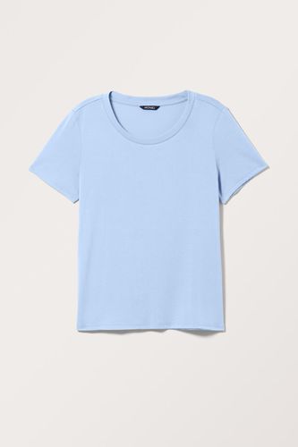 Weiches T-Shirt - Blau - Monki - Modalova
