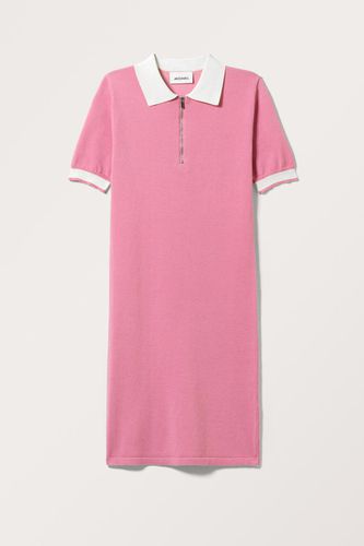 Kurzes Strick-Polokleid - Rosa - Monki - Modalova