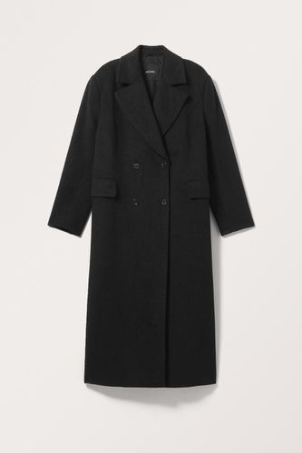 Langer Zweireihiger Oversize-Mantel - Monki - Modalova