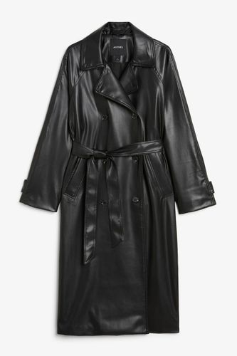 Zweireihiger Mittellanger Trenchcoat - Monki - Modalova