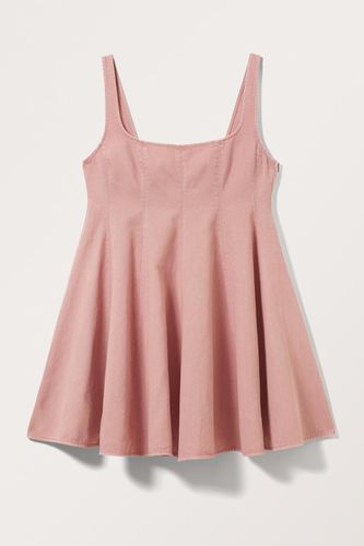 Mini-Denim-Kleid In A-Linie - Rosa - Monki - Modalova