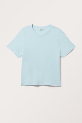 T-Shirt Mit Grafikdruck - Blau - Monki - Modalova
