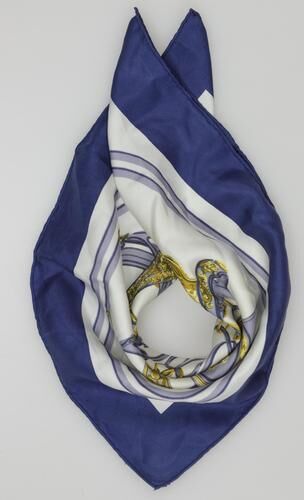 Hermes Damen Schal, marineblau - Second Hand - Hermès - Modalova