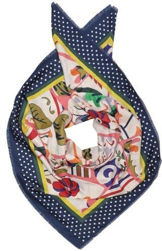 Damen Schal, mehrfarbig, Synthetik - Second Hand - Mango - Modalova