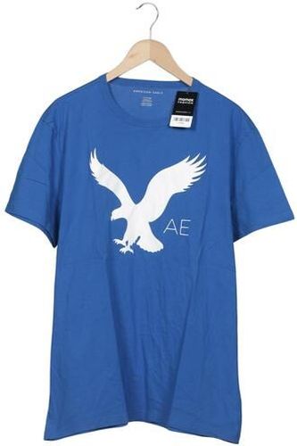 American Outfitters Herren T-Shirt, blau, Gr. XL, Baumwolle - Second Hand - Eagle - Modalova