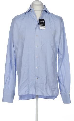 Herren Hemd, blau, Gr. 41, Baumwolle - Second Hand - Artigiano - Modalova