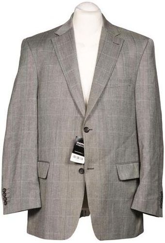 Herren Sakko, grau, Kurz-Gr. 26, Leinen, Seide, Synthetik, Wolle, Viskose - Second Hand - BARUTTI - Modalova