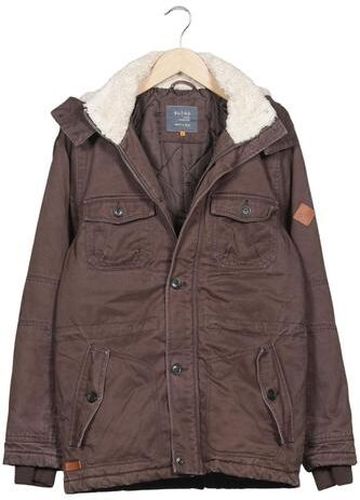 Herren Jacke, braun, Gr. S, Baumwolle, Synthetik - Second Hand - Blend - Modalova
