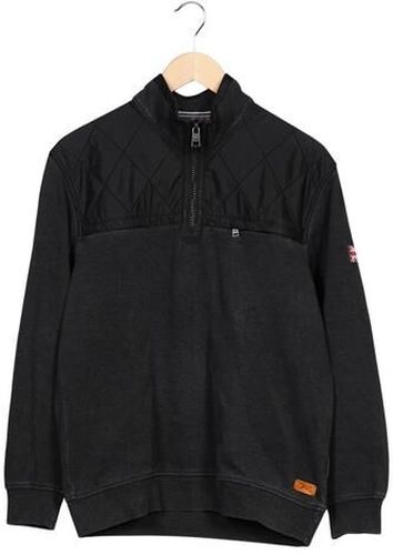 Herren Pullover, schwarz, Gr. L, Baumwolle, Synthetik - Second Hand - Brax - Modalova