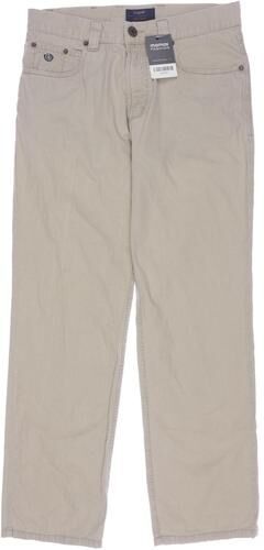 Herren Jeans, beige, Gr. W34 L32, Elasthan, Baumwolle - Second Hand - Bugatti - Modalova