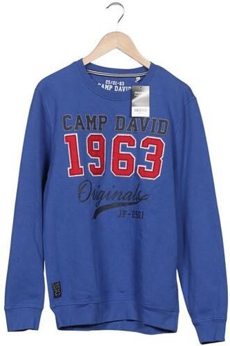 Herren Sweatshirt, blau, Gr. XL, Baumwolle, Synthetik - Second Hand - Camp david - Modalova