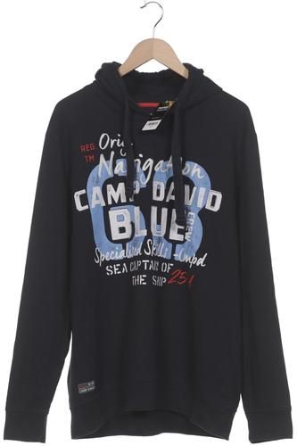 Herren Kapuzenpullover, marineblau, Gr. Xxl, Baumwolle, Synthetik - Second Hand - Camp david - Modalova