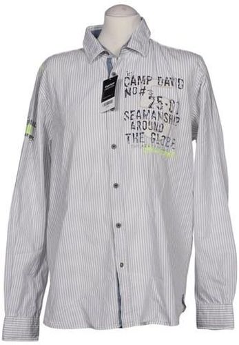 Herren Hemd, weiß, Gr. L, Baumwolle - Second Hand - Camp david - Modalova