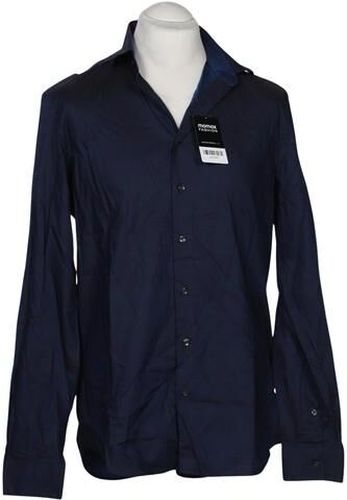 Herren Hemd, marineblau, Gr. 41, Baumwolle - Second Hand - Calvin Klein - Modalova
