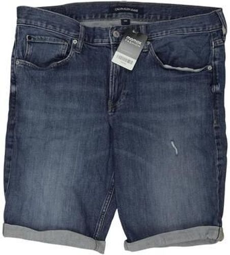Jeans Herren Shorts, blau, Gr. W34, Elasthan, Baumwolle - Second Hand - Calvin Klein - Modalova