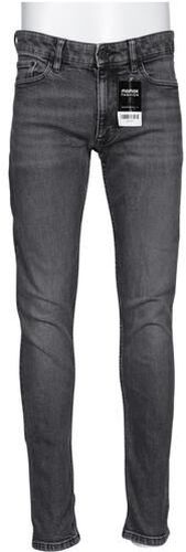 Jeans Herren Jeans, grau, Gr. W31 L34, Elasthan, Baumwolle, Leder - Second Hand - Calvin Klein - Modalova