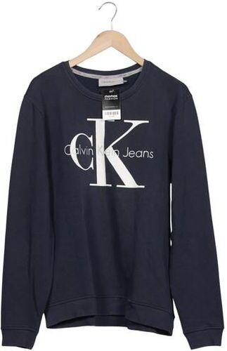 Jeans Herren Sweatshirt, marineblau, Gr. XL, Baumwolle - Second Hand - Calvin Klein - Modalova