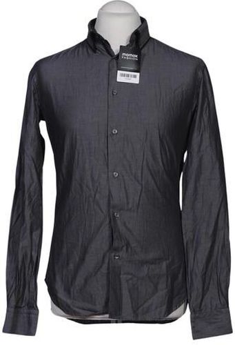 Herren Hemd, grau, Gr. 39, Baumwolle - Second Hand - Celio - Modalova
