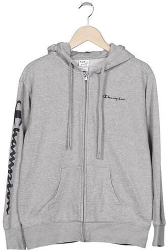 Herren Kapuzenpullover, grau, Gr. M, Elasthan, Baumwolle, Synthetik - Second Hand - Champion - Modalova