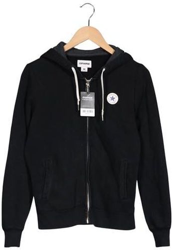 Herren Kapuzenpullover, schwarz, Gr. M, Baumwolle, Synthetik - Second Hand - Converse - Modalova