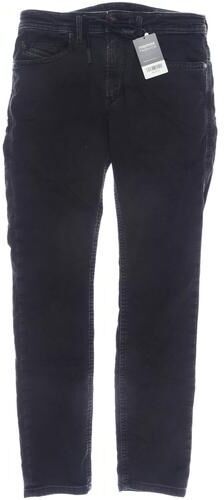 Herren Jeans, schwarz, Gr. W30, Elasthan, Baumwolle, Leder, Synthetik - Second Hand - Diesel - Modalova