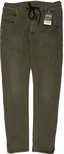 Herren Jeans, grün, Gr. W30 L31, Elasthan, Baumwolle, Leder, Synthetik - Second Hand - Diesel - Modalova