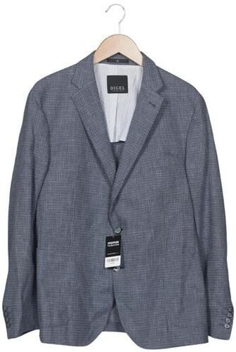 Herren Sakko, blau, Kurz-Gr. 27, Baumwolle, Leinen, Synthetik, Wolle, Viskose - Second Hand - Digel - Modalova