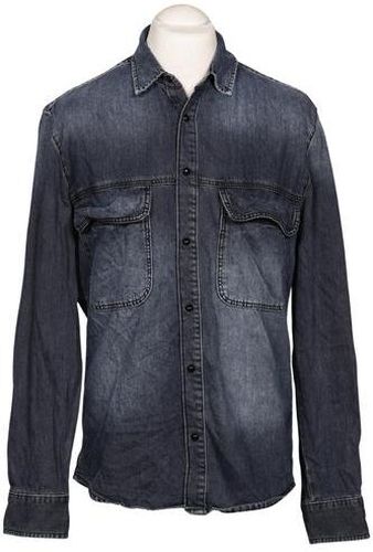 Herren Hemd, marineblau, Gr. M, Baumwolle - Second Hand - Drykorn - Modalova