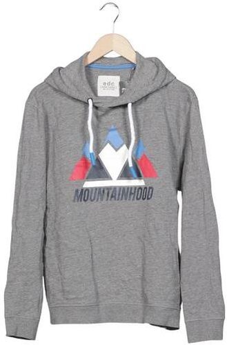 Herren Kapuzenpullover, grau, Gr. L, Viskose, Baumwolle - Second Hand - edc by Esprit - Modalova