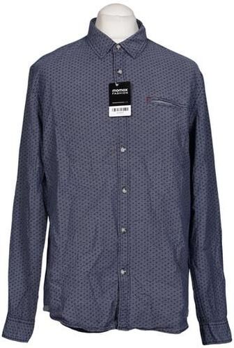 Herren Hemd, marineblau, Gr. XL, Baumwolle - Second Hand - edc by Esprit - Modalova