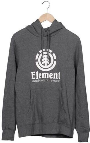 Herren Kapuzenpullover, grau, Gr. M, Baumwolle, Synthetik - Second Hand - Element - Modalova