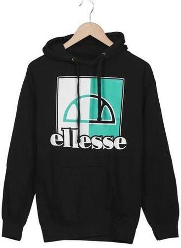 Herren Kapuzenpullover, schwarz, Gr. M, Baumwolle, Synthetik - Second Hand - Ellesse - Modalova