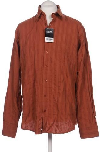 Herren Hemd, orange, Gr. 41, Baumwolle, Synthetik - Second Hand - engbers - Modalova