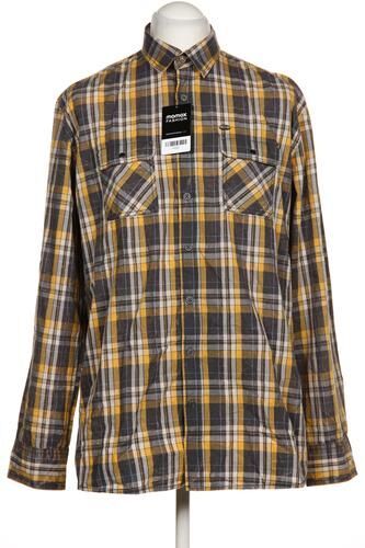 Herren Hemd, grau, Gr. 43, Baumwolle - Second Hand - engbers - Modalova