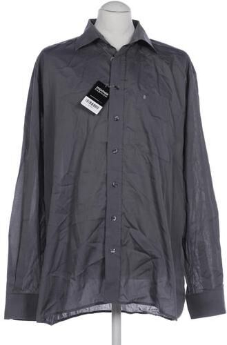 Herren Hemd, grau, Gr. 42, Baumwolle - Second Hand - Eterna - Modalova